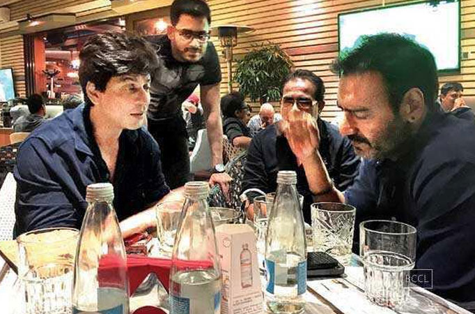 SRK-Ajay seen dining together