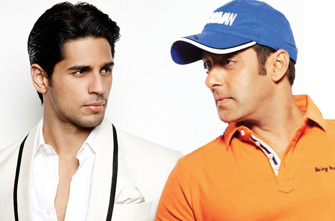 Sidharth Malhotra and Salman Khan