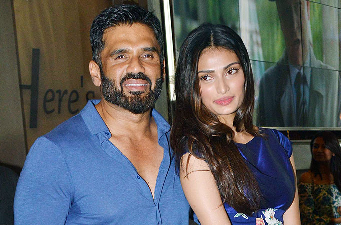 Suniel Shetty and Athiya Shetty