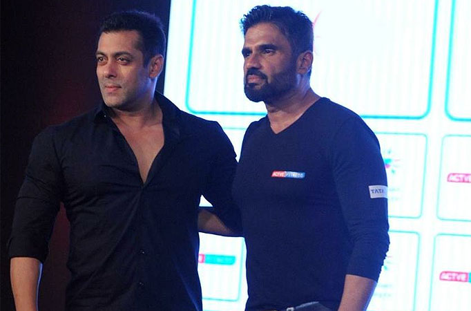 Salman Khan and Suniel Shetty