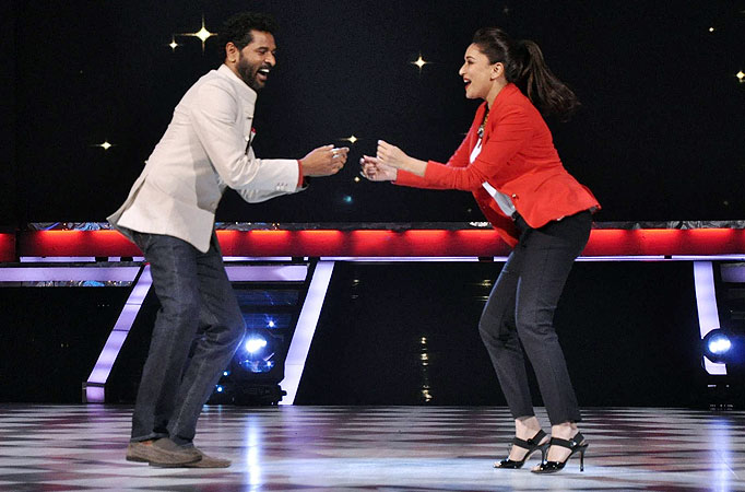 Prabhudheva and Madhuri Dixit