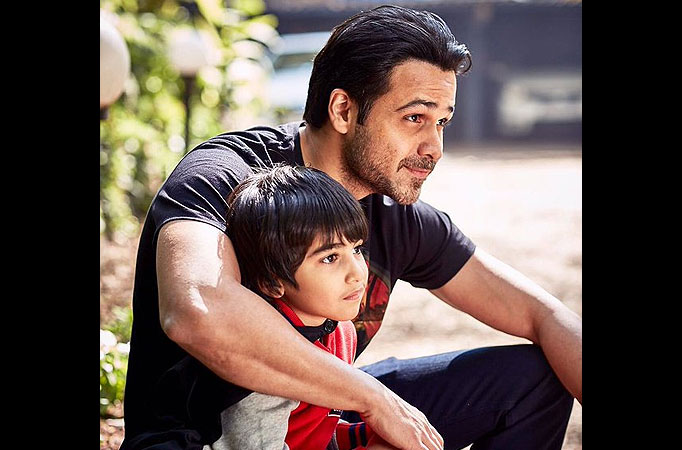 Emraan Hashmi with his son