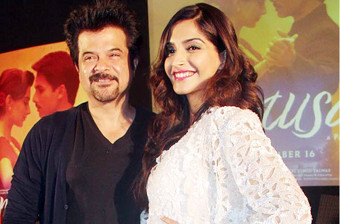 Anil Kapoor and Sonam Kapoor