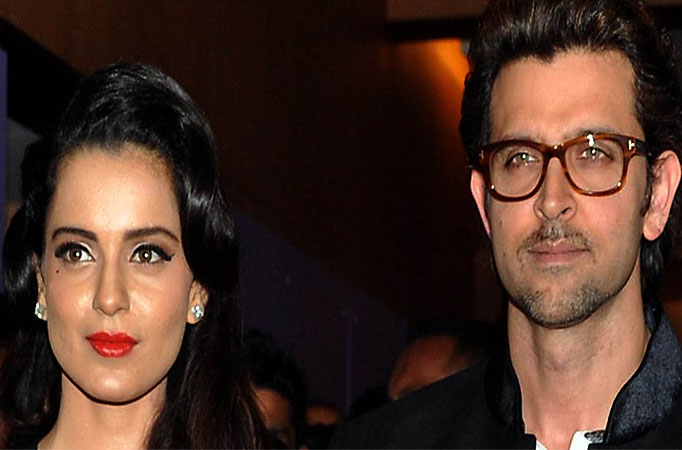 Kangana Ranaut and Hrithik Roshan