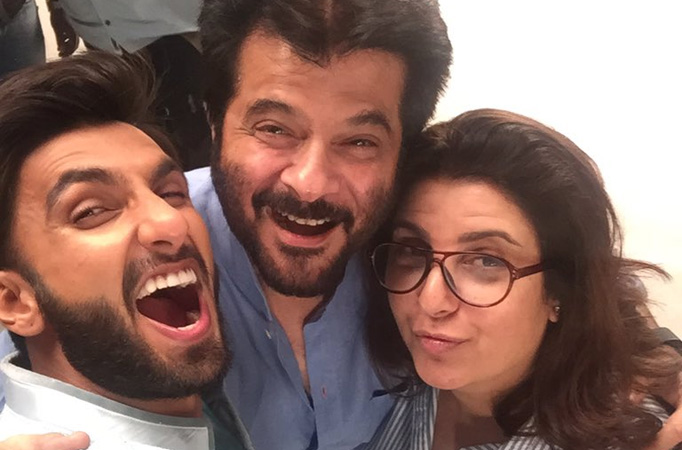 Ranveer Singh, Anil Kapoor and Farah Khan