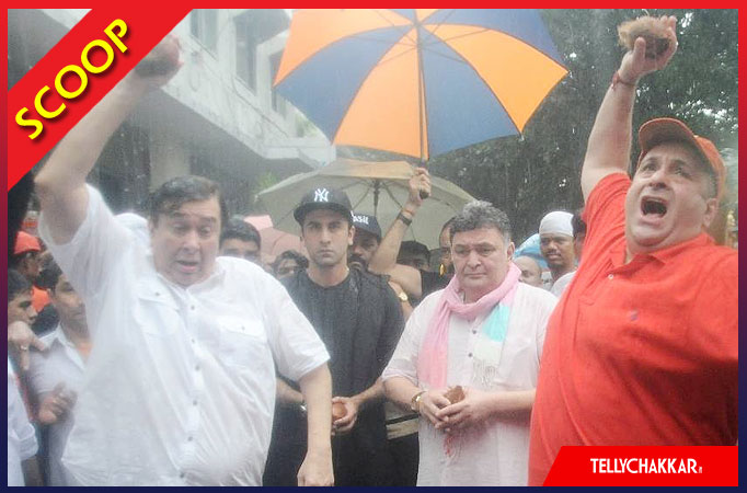 Kapoor Khandaan visarjan turns ugly; Rishi, Ranbir, Randhir beat up media?