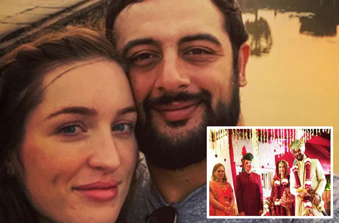 Arunoday Singh got hitched to his girlfriend, Lee Elton