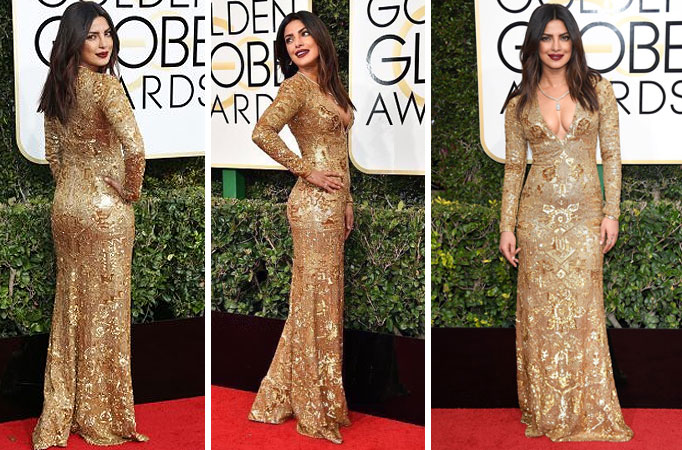 Priyanka Chopra 'glitters' at Golden Globes 2017