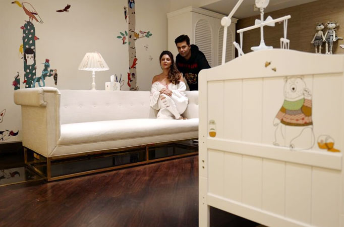 Karan Johar shares image of twins' nursery