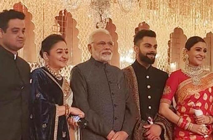 Modi, Jaitley attend Virat-Anushka's reception in Delhi