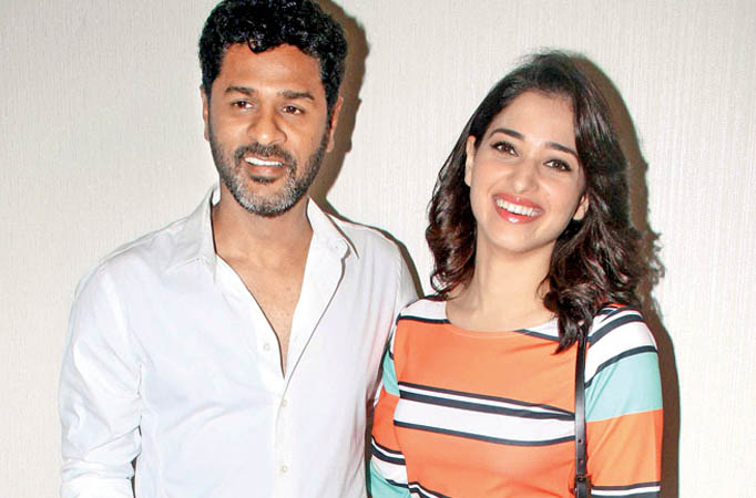 Tamannaah Bhatia and Prabhudeva 