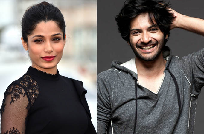 Freida Pinto and Ali Fazal