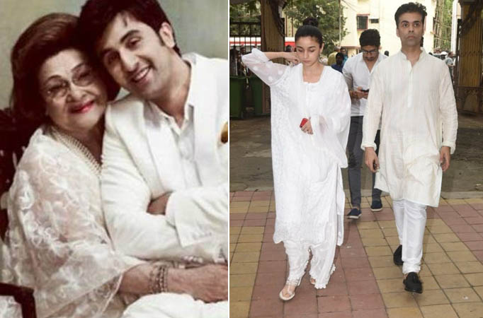 Ranbir Kapoor attends grandmom’s last rites thanks to Alia Bhatt