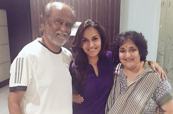 Rajinikanth, Soundarya, Dhanush 