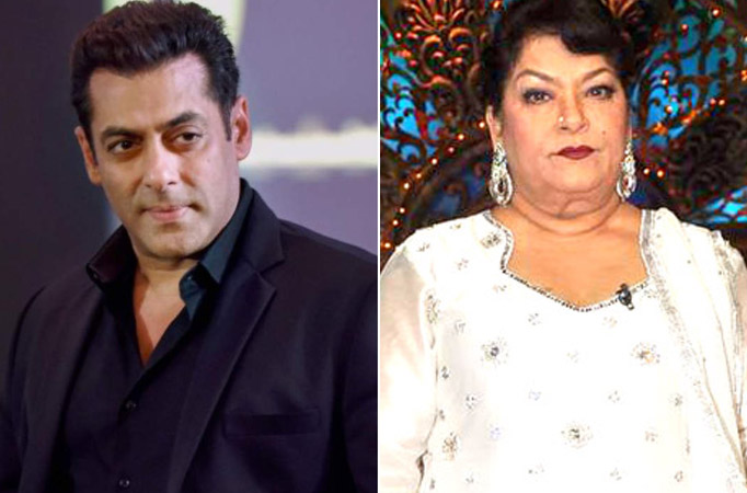 Salman Khan stands by Saroj Khan 