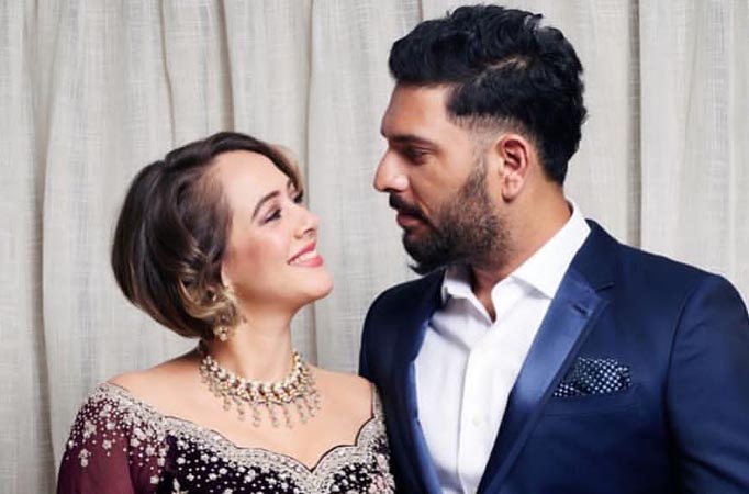 Yuvraj Singh and Hazel Keech celebrate their third WEDDING ANNIVERSARY 