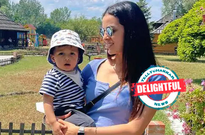 Natasa Stankovic and her son Agastya