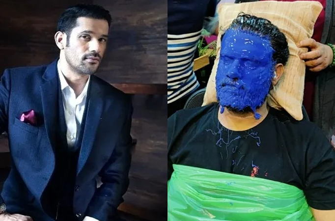 Sohum Shah preps for upcoming film, posts pic from prosthetic session