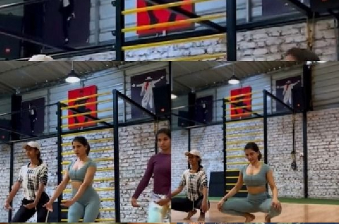 Samantha's 'Oo Antava' BTS video gives sneak peek into Allu Arjun's private dance studio