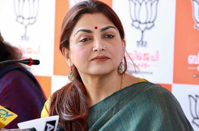 Actress-politician Khushbu Sundar tests positive for Covid