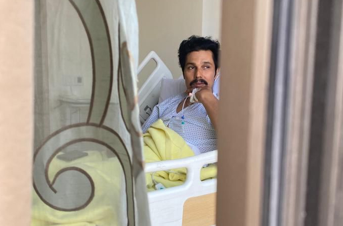 Actor Randeep Hooda has a successful surgery! Here are some pictures post his surgery. 