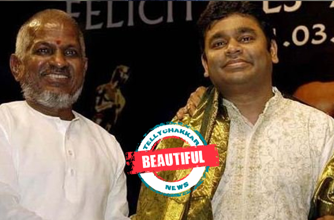 Beautiful! Music legends AR Rehman and Illayaraaja share the same frame in the former’s music studio in Dubai