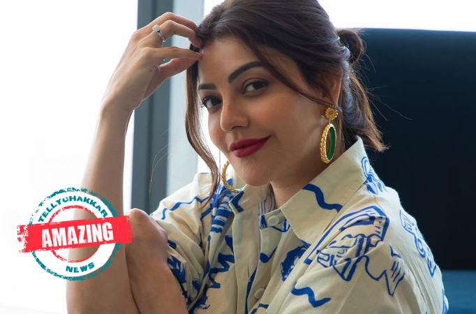 Amazing! Mom-to-be Kajal Aggarwal was glowing as she posed for the shutterbugs outside a salon