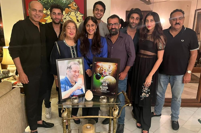 Ashutosh, Sunita and Konark Gowariker join the birthday celebrations of their Toolsidas Junior star Rajiv Kapoor