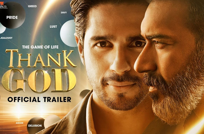 Ajay Devgn, Sidharth Malhotra & Rakul Preet Singh starrer Thank God produced by Bhushan Kumar, Indra Kumar & Ashok Thakeria prom