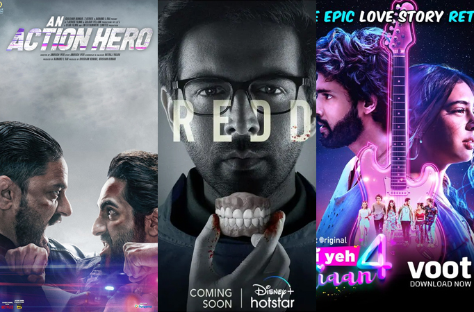 Upcoming movies and web series this week: An Action Hero, Freddy, Kaisi Yeh Yaariaan  4, and more