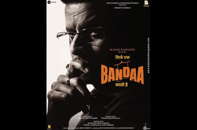 Manoj Bajpayee looks deep in thought in 'Bandaa' poster