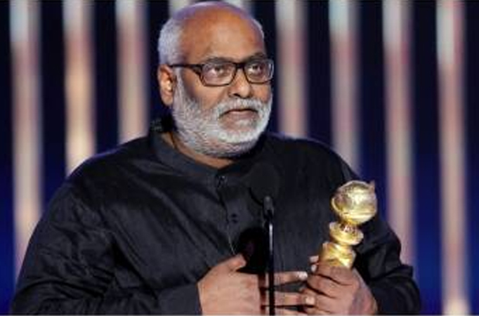 SS Rajamouli’s RRR wins Best Original Song for ‘Naatu Naatu’ by MM Keeravani at the 80th Golden Globes