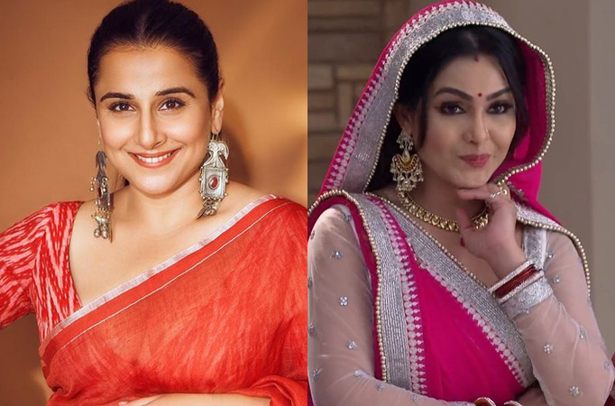 Actress Vidya Balan transforms into Angoori Bhabhi from the show ‘Bhabhiji Ghar Par Hain’ in her new reel