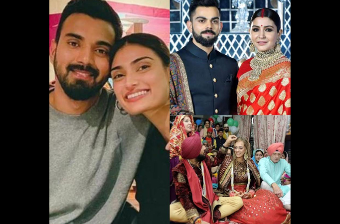 Before Athiya Shetty-KL Rahul wedding, here's a look at how cricketers and actresses' jodi got married