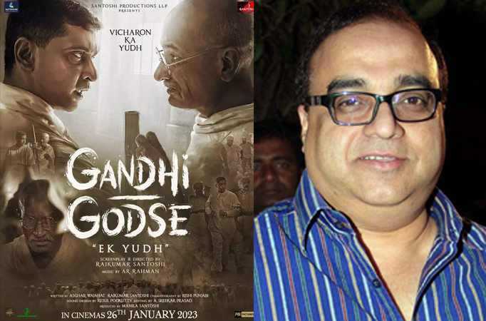 Rajkumar Santoshi’s Gandhi Godse: Ek Yudh faces protest during the film’s press conference 