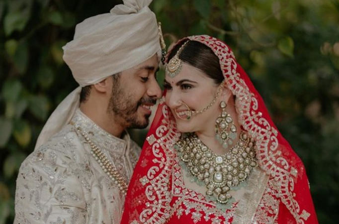 Abhishek Pathak and Shivaleeka Oberoi are officially married! Check out the first pictures of the newlyweds