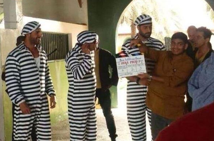 Have you seen these BTS images from the sets of Hera Pheri 3 when it starred Abhishek Bachchan and John Abraham?