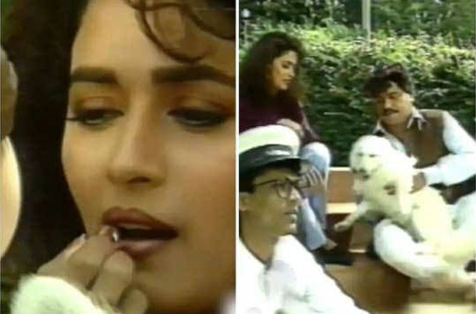 Have a look at the unseen BTS pictures of the movie Hum Aapke Hain Koun