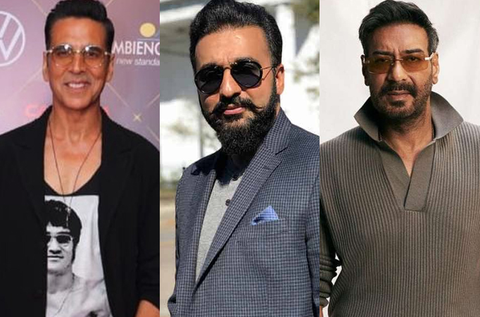 Akshay Kumar, Raj Kundra, Ajay Devgn