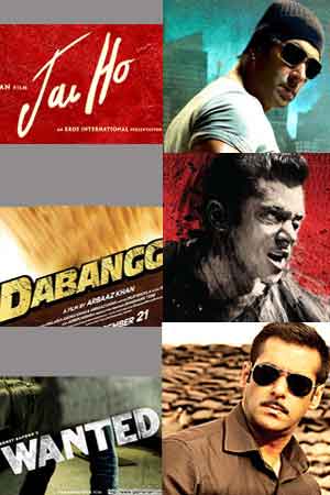 Match the character name of Salman Khan with his movies.