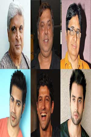 Match the following father-son jodis.