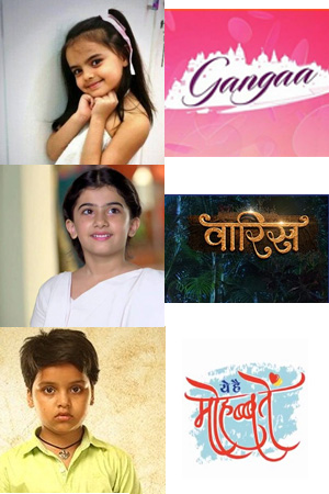 Match these child artists with their TV shows.