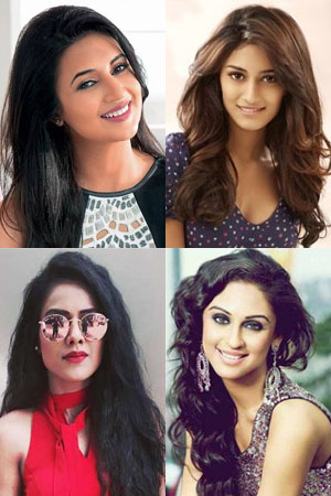 Match these  popular actresses with their debut TV shows.