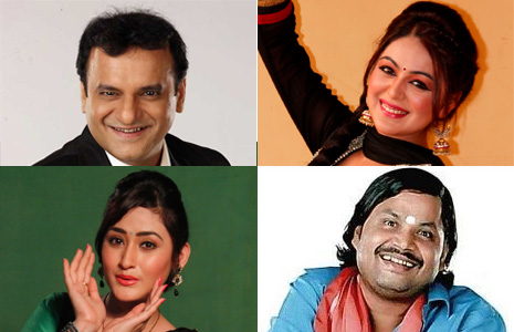 Match the Chidiya Ghar actors with their character names.