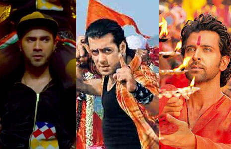 Match the actors with their Ganpati song.