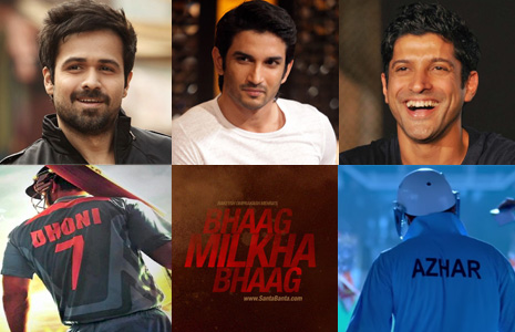 Match the Bollywood actors with their biopic films.