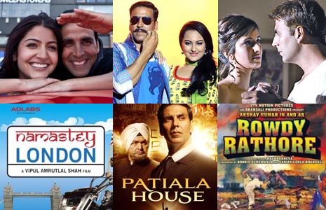 Match these Akshay Kumar movies with his co-stars.