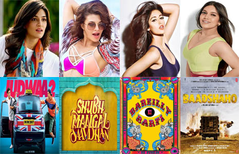 Match these Bollywood actresses with their movies.