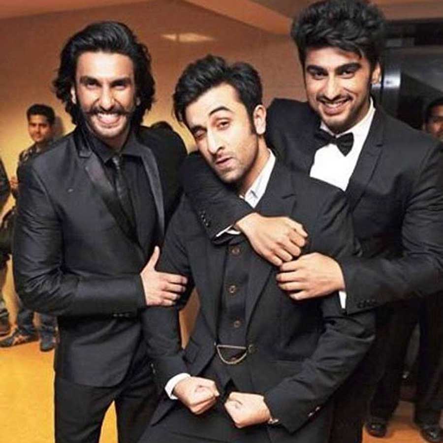 Ranbir Kapoor, Ranveer Singh and Arjun Kapoor