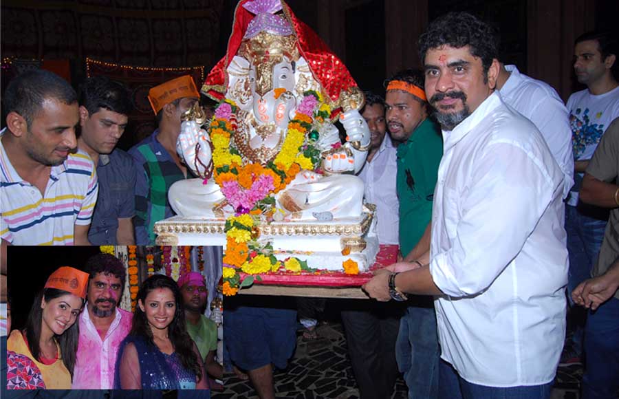 Ganpati Bappa on the sets of Yeh Rishta Kya Kehlata Hai